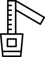 mesurer ruban vecteur icône conception