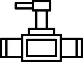 conception d'icône de vecteur de soupape