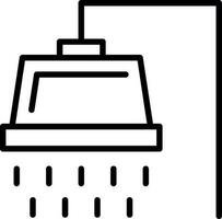 conception d'icône de vecteur de douche