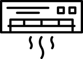 conception d'icône de vecteur de climatiseur