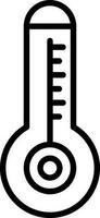 conception d'icône de vecteur de thermomètre