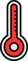 conception d'icône de vecteur de thermomètre