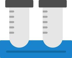 conception d'icônes vectorielles de tubes à essai vecteur