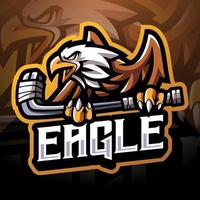 création de logo de mascotte esport eagle sport vecteur