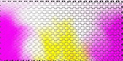 papier peint mosaïque triangle vecteur rose jaune clair