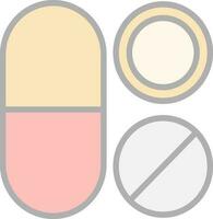 conception d'icône de vecteur de médecine