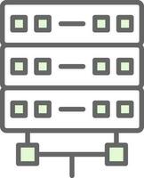 conception d'icône de vecteur de serveur