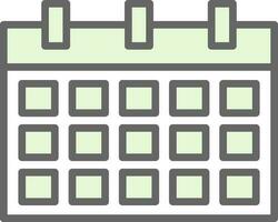 conception d'icône de vecteur de calendrier