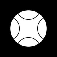 conception d'icône de vecteur de balle