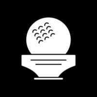 conception d'icône de vecteur de balle de golf