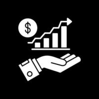 conception d'icône de vecteur de profit