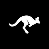 kangourou vecteur icône conception