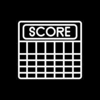 conception d'icône de vecteur de score