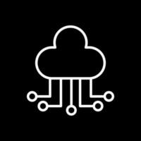 conception d'icône vectorielle de cloud computing vecteur