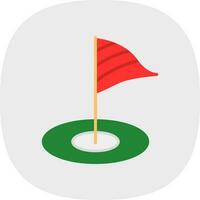 mini golf vecteur icône conception