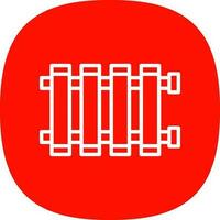 conception d'icône de vecteur de radiateur