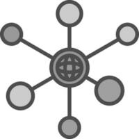 conception d'icône de vecteur de réseau