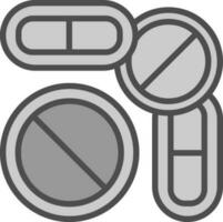 conception d'icône de vecteur de pilules