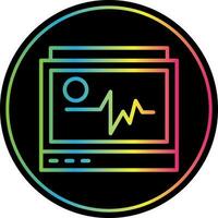 conception d'icône vectorielle moniteur ecg vecteur