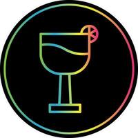 cocktail verre vecteur icône conception