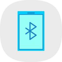 conception d'icône de vecteur bluetooth