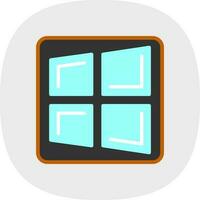 les fenêtres vecteur icône conception