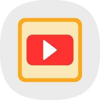 Youtube logo vecteur icône conception