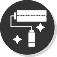conception d'icône de vecteur de rouleau de peinture