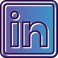 linkedin vecteur icône conception