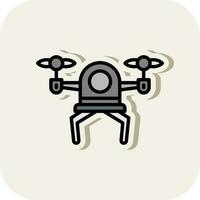 conception d'icône de vecteur de drone
