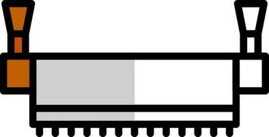 main vu vecteur icône conception