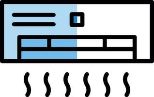 conception d'icône de vecteur de climatiseur