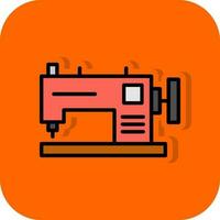 conception d'icône de vecteur de machine à coudre