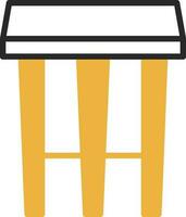 conception d'icône de vecteur de tabouret