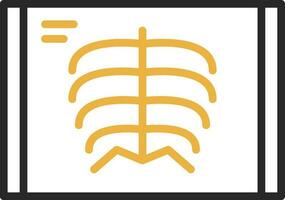 radiographie vecteur icône conception