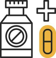 conception d'icône de vecteur de médecine