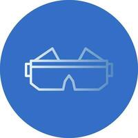 sécurité des lunettes de protection vecteur icône conception