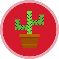 cactus pot vecteur icône conception