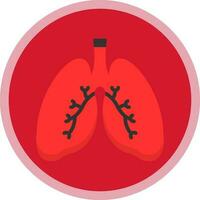 conception d'icône de vecteur de poumons