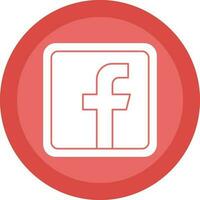 Facebook logo vecteur icône conception
