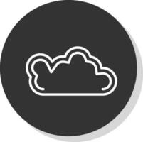 conception d'icône de vecteur de nuage
