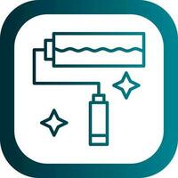 conception d'icône de vecteur de rouleau de peinture