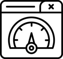 conception d'icône de vecteur de performance