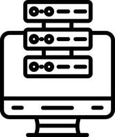 surveiller la conception d'icônes vectorielles vecteur