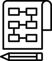 conception d'icône de vecteur de planification