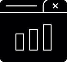 conception d'icône de vecteur de statistiques