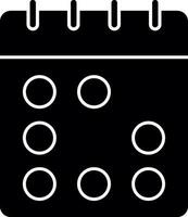 conception d'icône de vecteur de calendrier