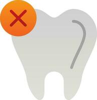 conception d'icône de vecteur de dents