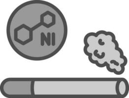 nicotine vecteur icône conception