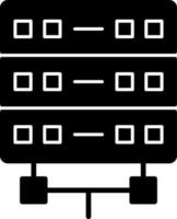 conception d'icône de vecteur de serveur